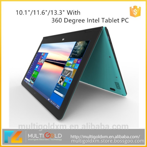 13.3 inch HD IPS Screen Tablet PC Z8300 Quad Core 4G ROM 64GB 360-degree hinge 2in1 Intel tablet pc